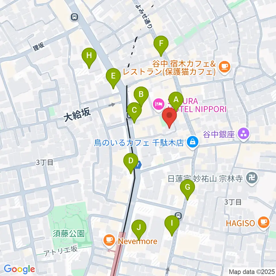 サミーミュージックワールド周辺の駐車場・コインパーキング一覧地図