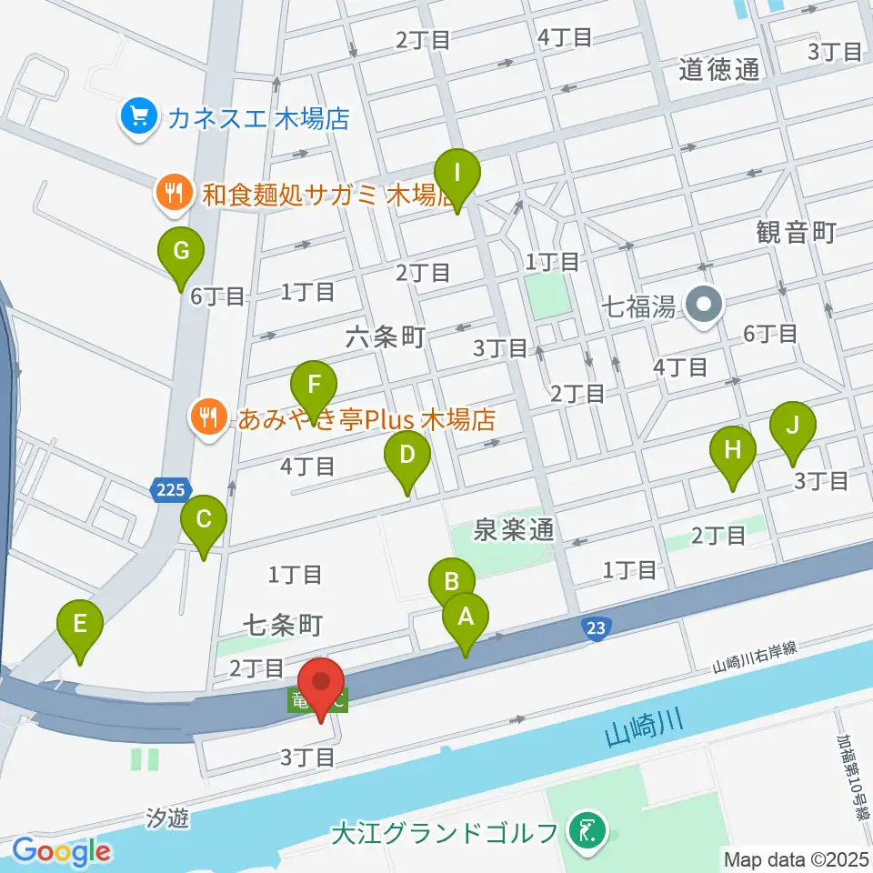JB HALL周辺の駐車場・コインパーキング一覧地図