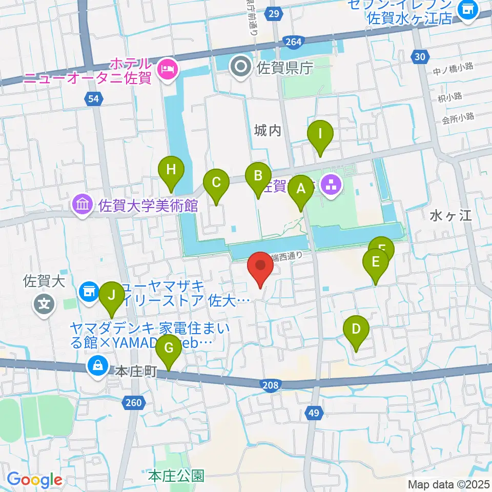 いはらのりこ ピアノ＆リトミック教室周辺の駐車場・コインパーキング一覧地図
