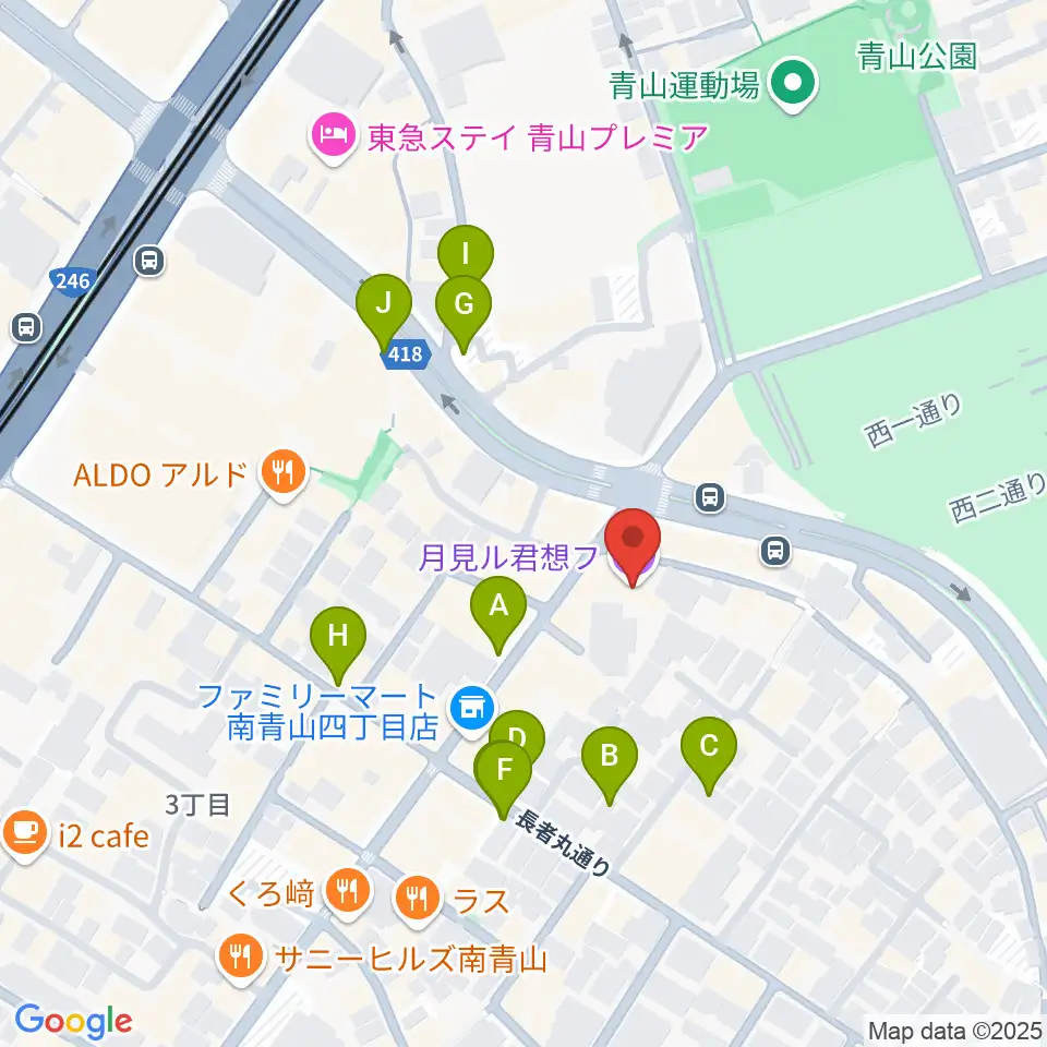 月見ル君想フ周辺の駐車場・コインパーキング一覧地図