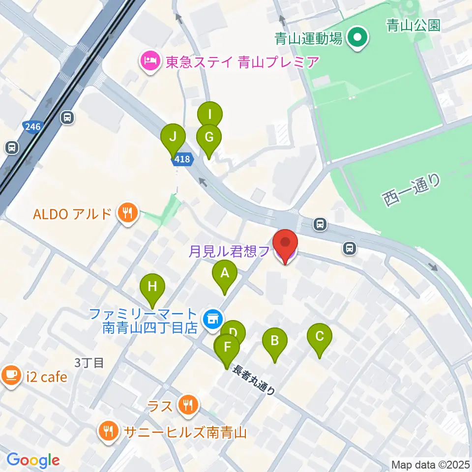 月見ル君想フ周辺の駐車場・コインパーキング一覧地図