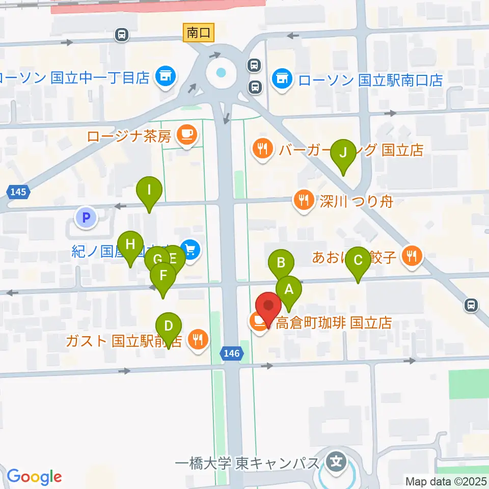 音楽の森.K周辺の駐車場・コインパーキング一覧地図