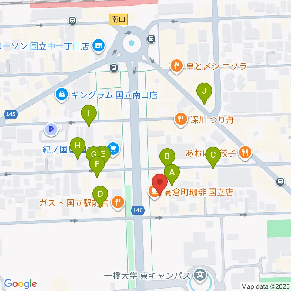 音楽の森.K周辺の駐車場・コインパーキング一覧地図