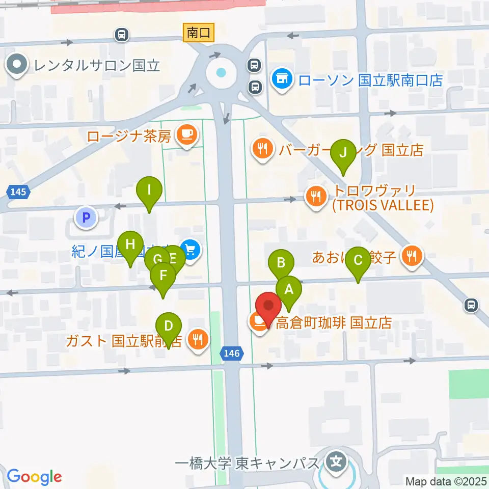 音楽の森.K周辺の駐車場・コインパーキング一覧地図