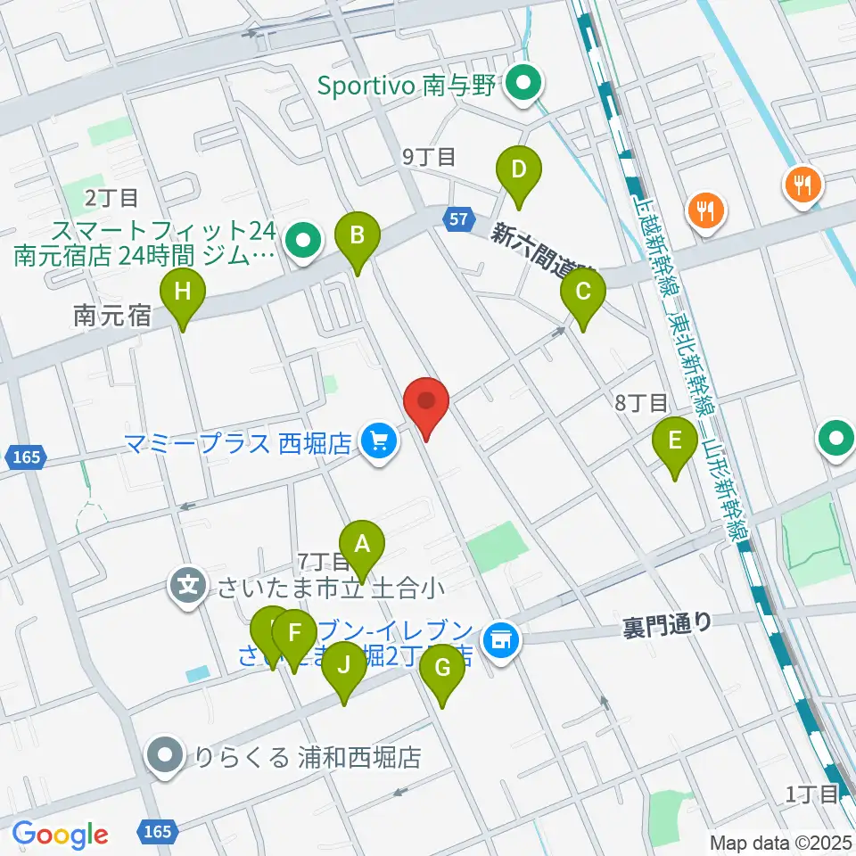 西堀音楽外語学院周辺の駐車場・コインパーキング一覧地図