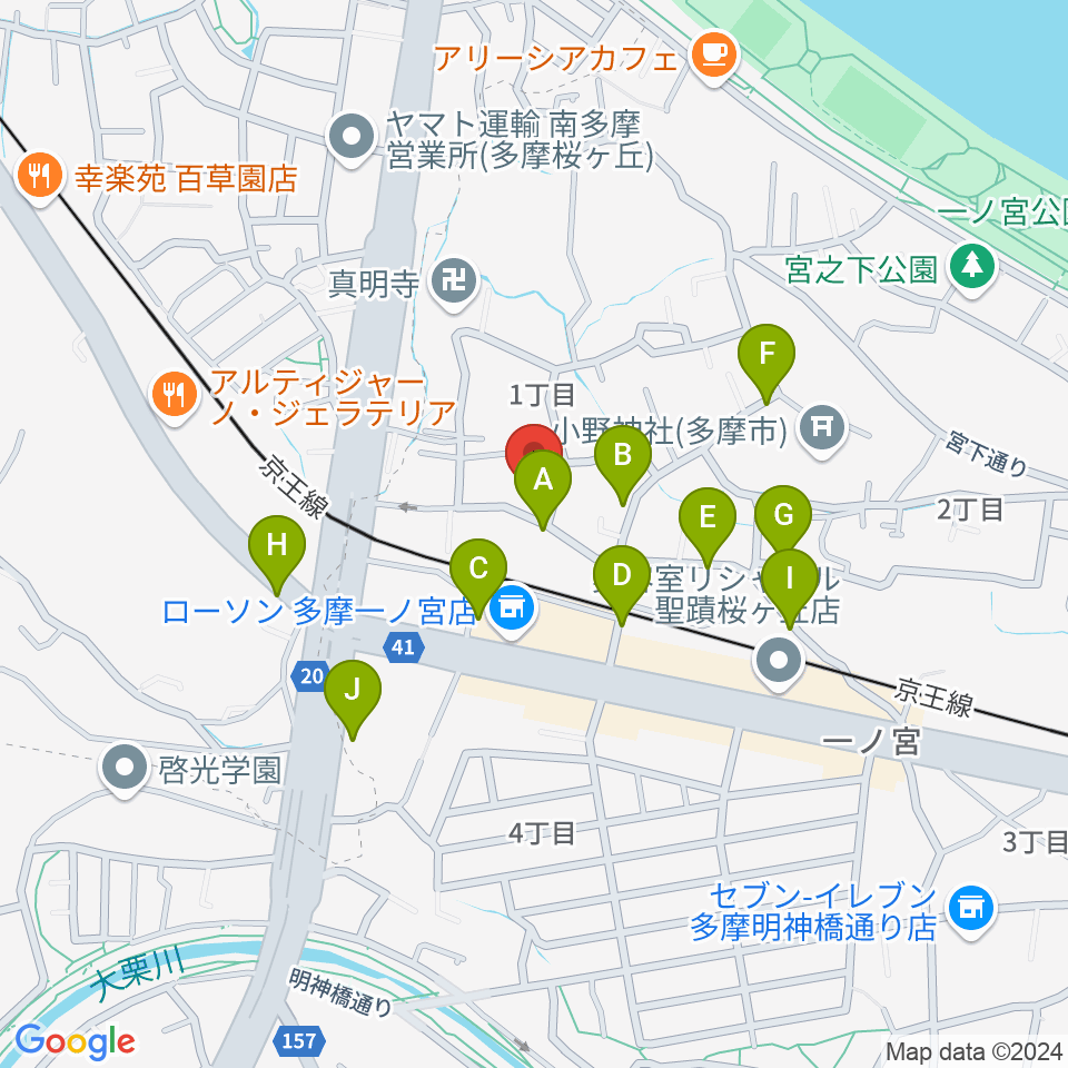 バグパイプ販売店 Dスロー周辺の駐車場・コインパーキング一覧地図