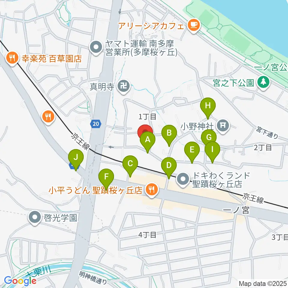 バグパイプ販売店 Dスロー周辺の駐車場・コインパーキング一覧地図