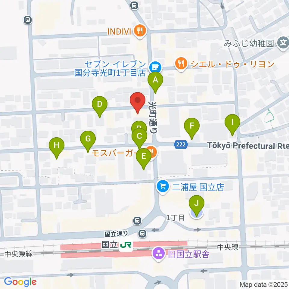 KEY-NOTE音楽教室周辺の駐車場・コインパーキング一覧地図