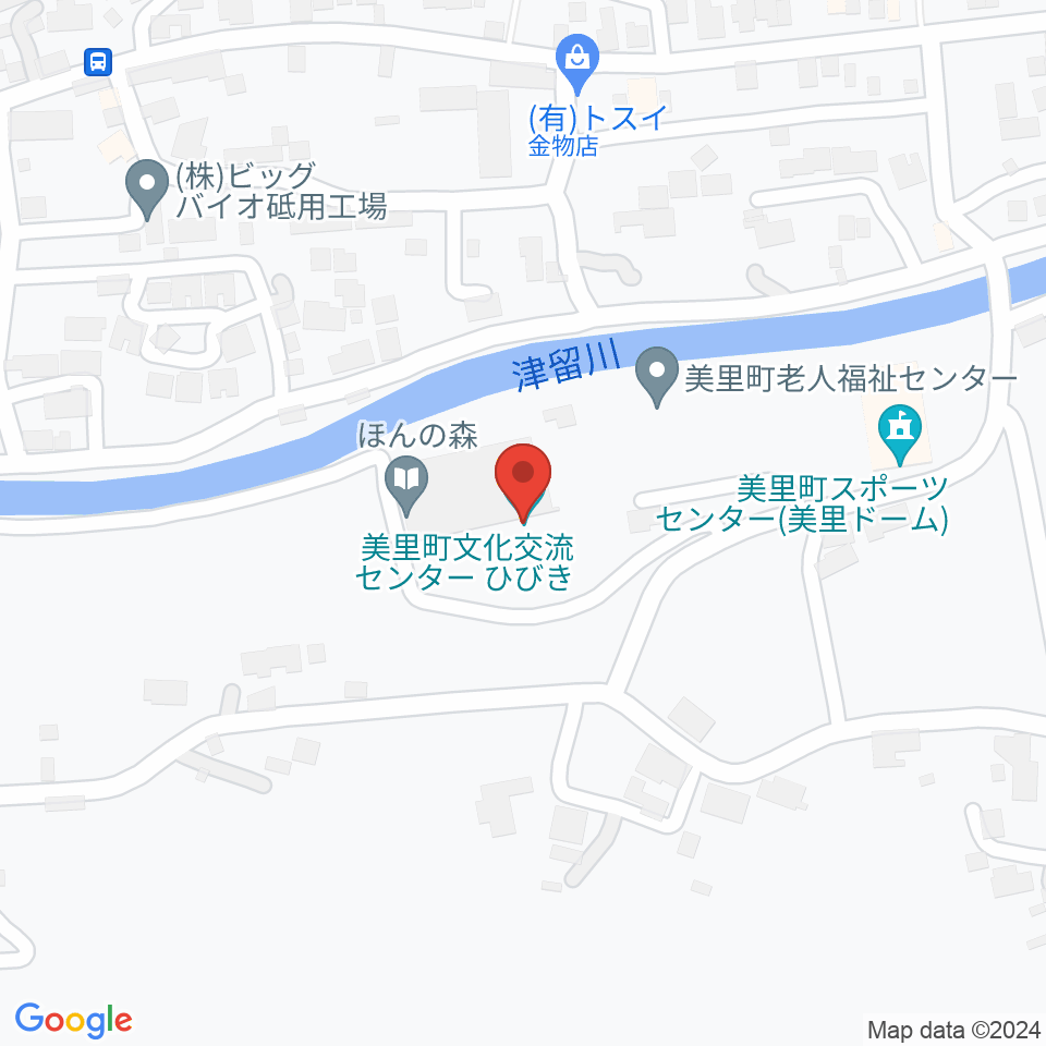 美里町文化交流センターひびき周辺の駐車場・コインパーキング一覧地図