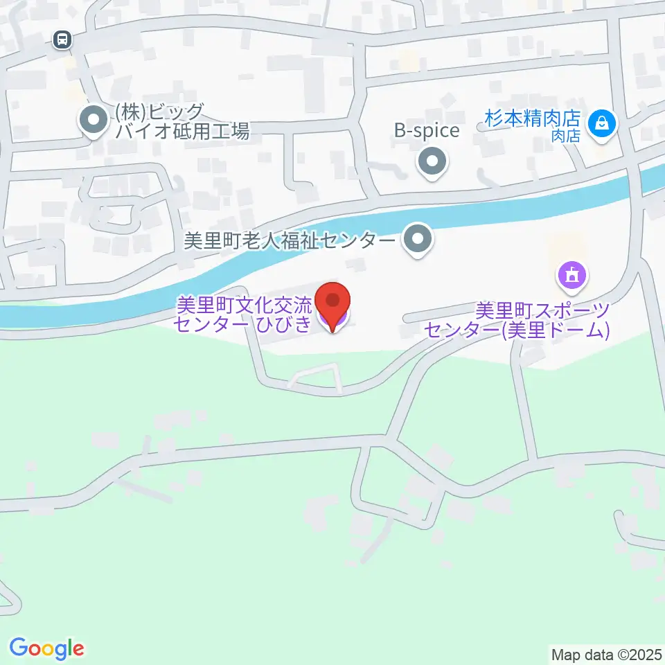 美里町文化交流センターひびき周辺の駐車場・コインパーキング一覧地図