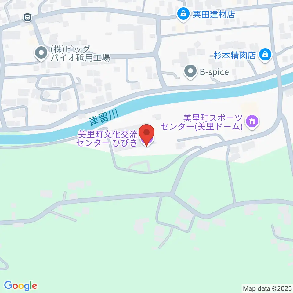 美里町文化交流センターひびき周辺の駐車場・コインパーキング一覧地図