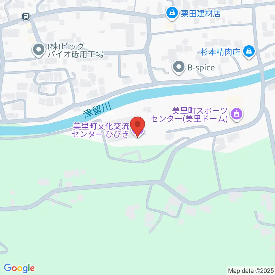 美里町文化交流センターひびき周辺の駐車場・コインパーキング一覧地図