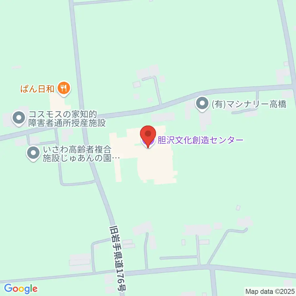 胆沢文化創造センター周辺の駐車場・コインパーキング一覧地図