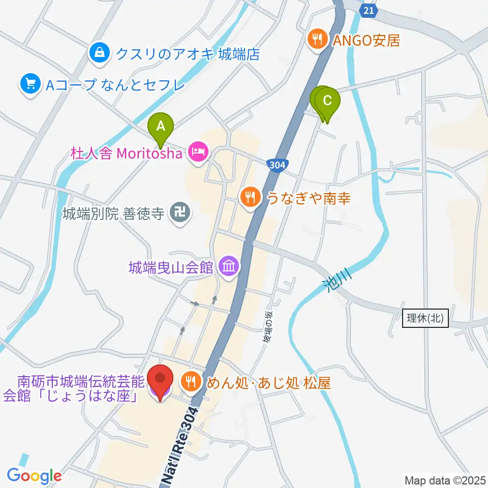 じょうはな座周辺の駐車場・コインパーキング一覧地図