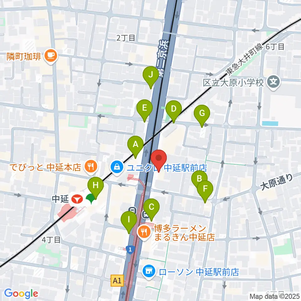 Prayers Studioアトリエ周辺の駐車場・コインパーキング一覧地図