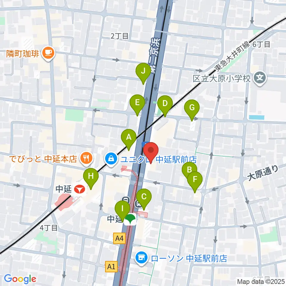 Prayers Studioアトリエ周辺の駐車場・コインパーキング一覧地図