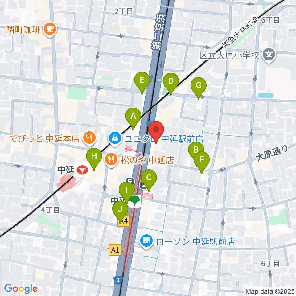 Prayers Studioアトリエ周辺の駐車場・コインパーキング一覧地図