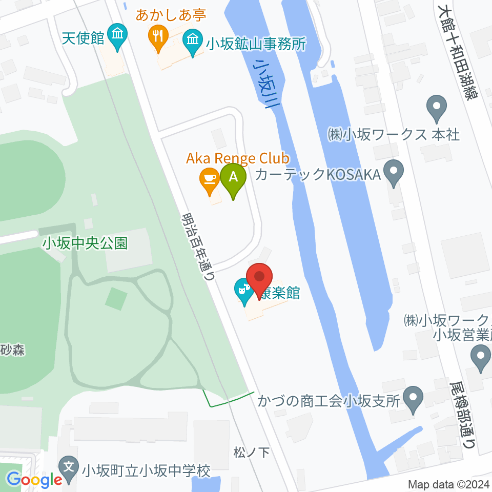 康楽館周辺の駐車場・コインパーキング一覧地図