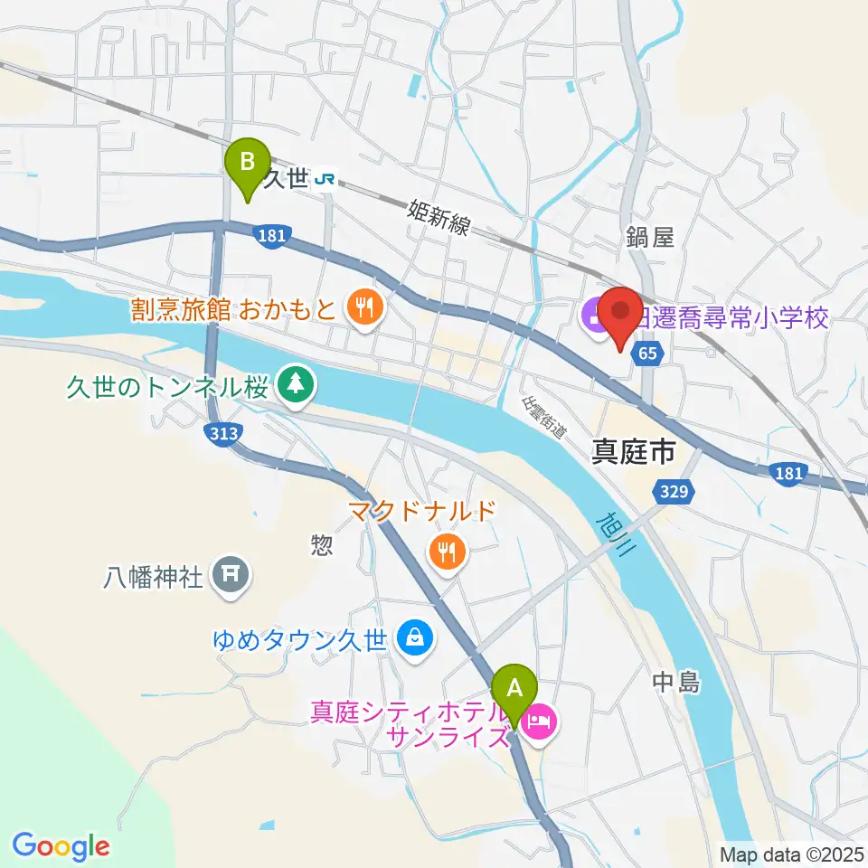 久世エスパスホール周辺の駐車場・コインパーキング一覧地図