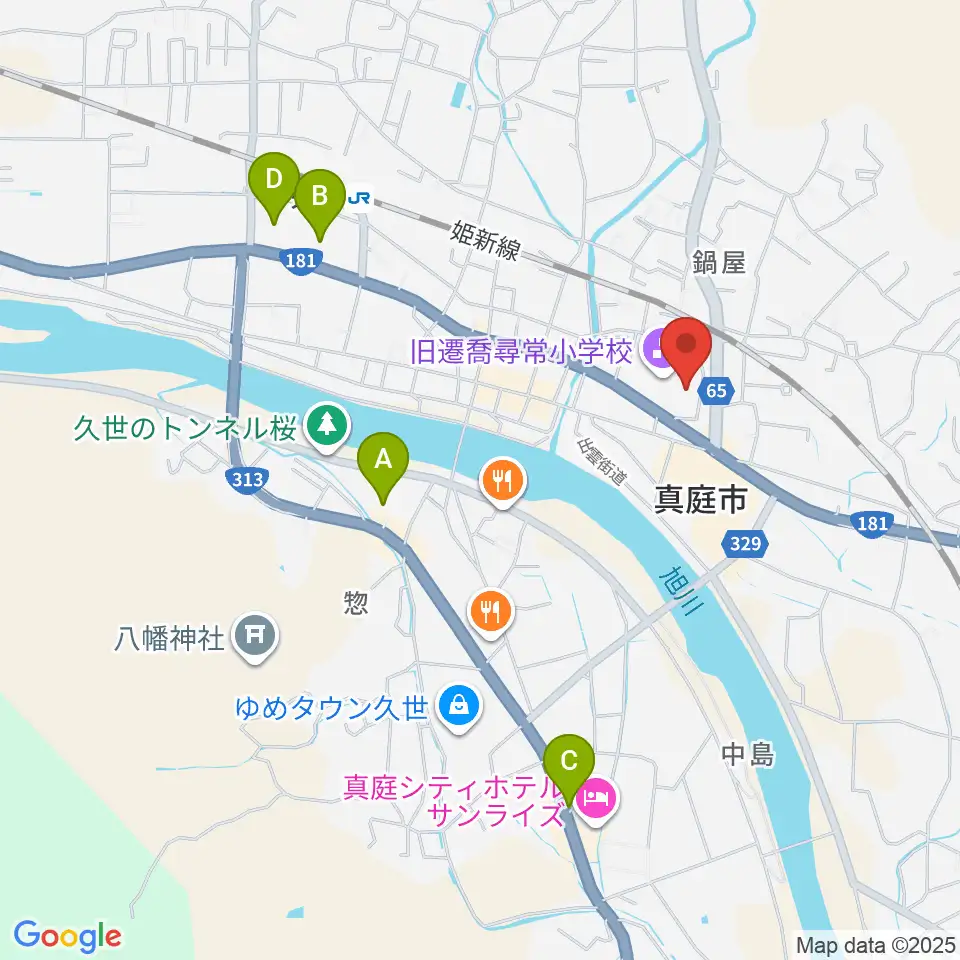 久世エスパスホール周辺の駐車場・コインパーキング一覧地図
