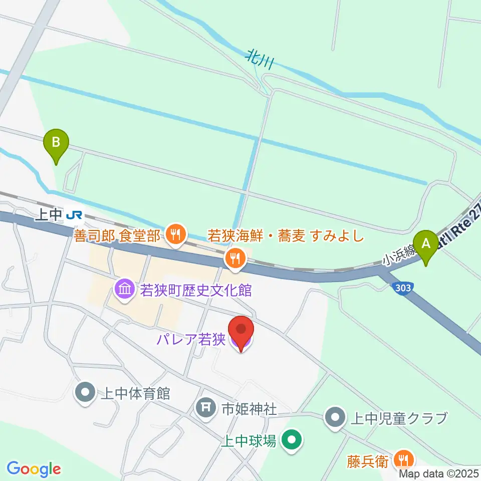 パレア若狭周辺の駐車場・コインパーキング一覧地図