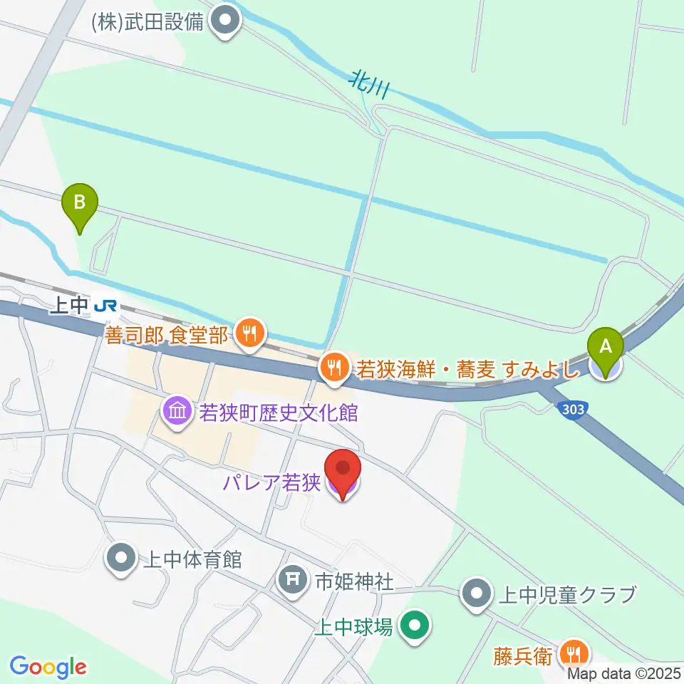 パレア若狭周辺の駐車場・コインパーキング一覧地図