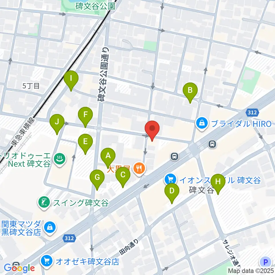 碑文谷APIA40周辺の駐車場・コインパーキング一覧地図