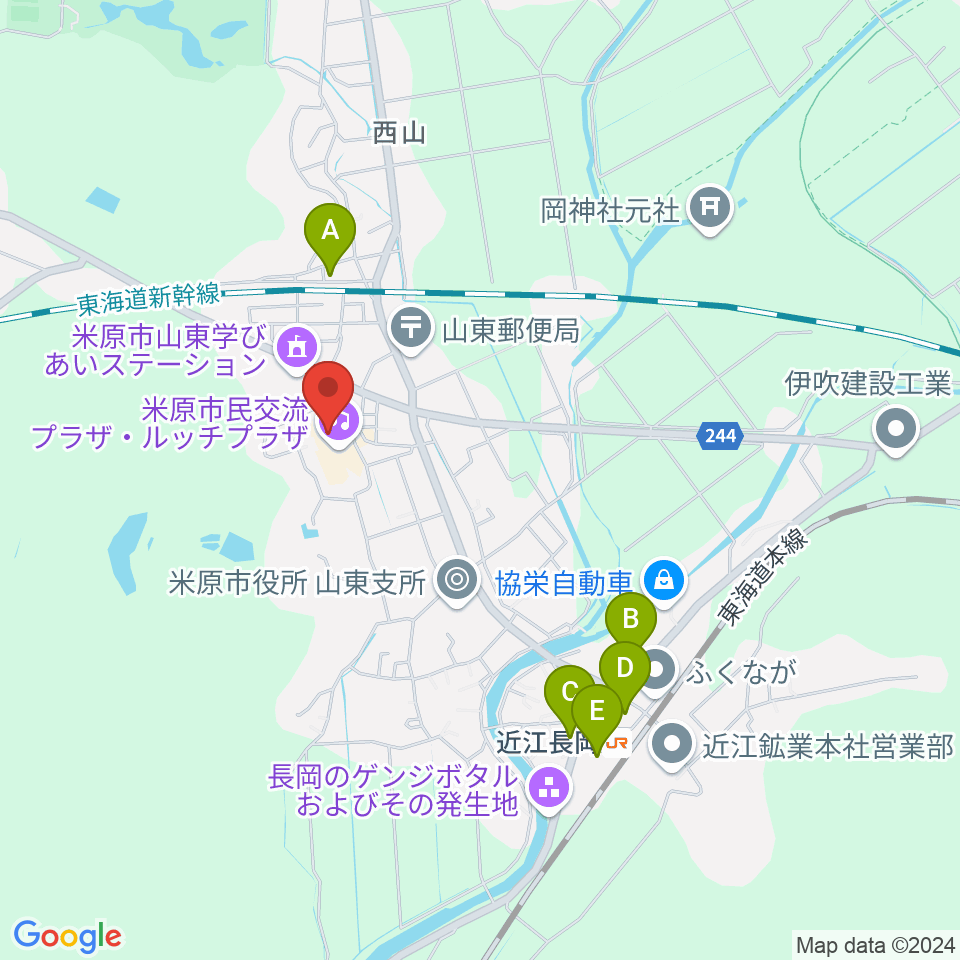 ルッチプラザ ベルホール310周辺の駐車場・コインパーキング一覧地図