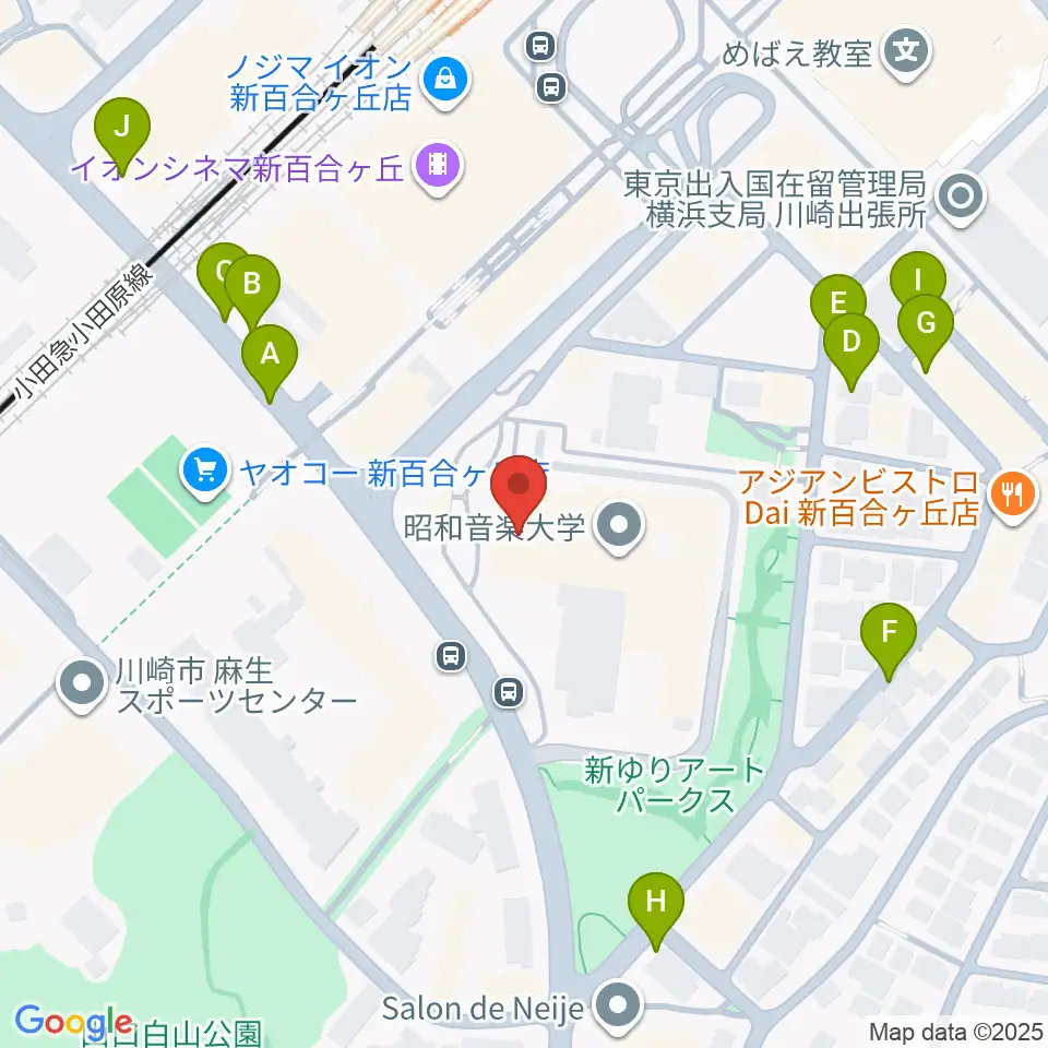 テアトロ・ジーリオ・ショウワ周辺の駐車場・コインパーキング一覧地図