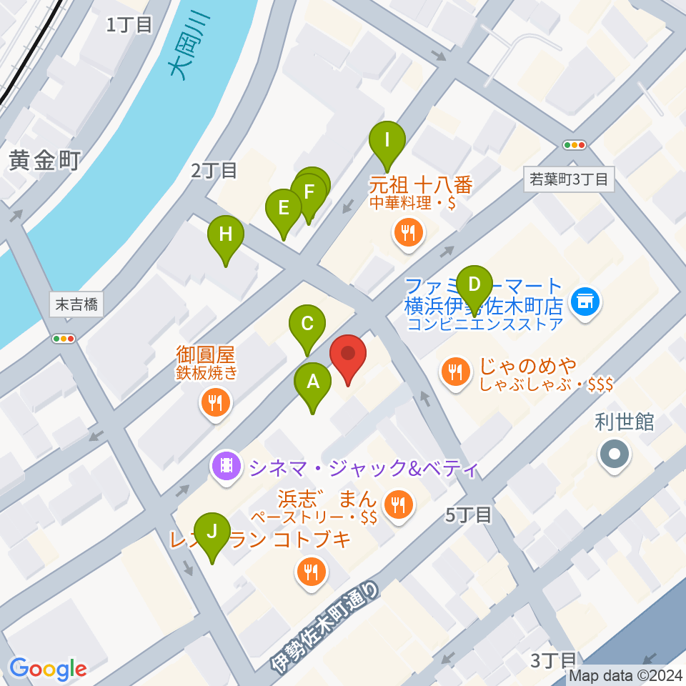 ライブ＆ダイニング シュール周辺の駐車場・コインパーキング一覧地図