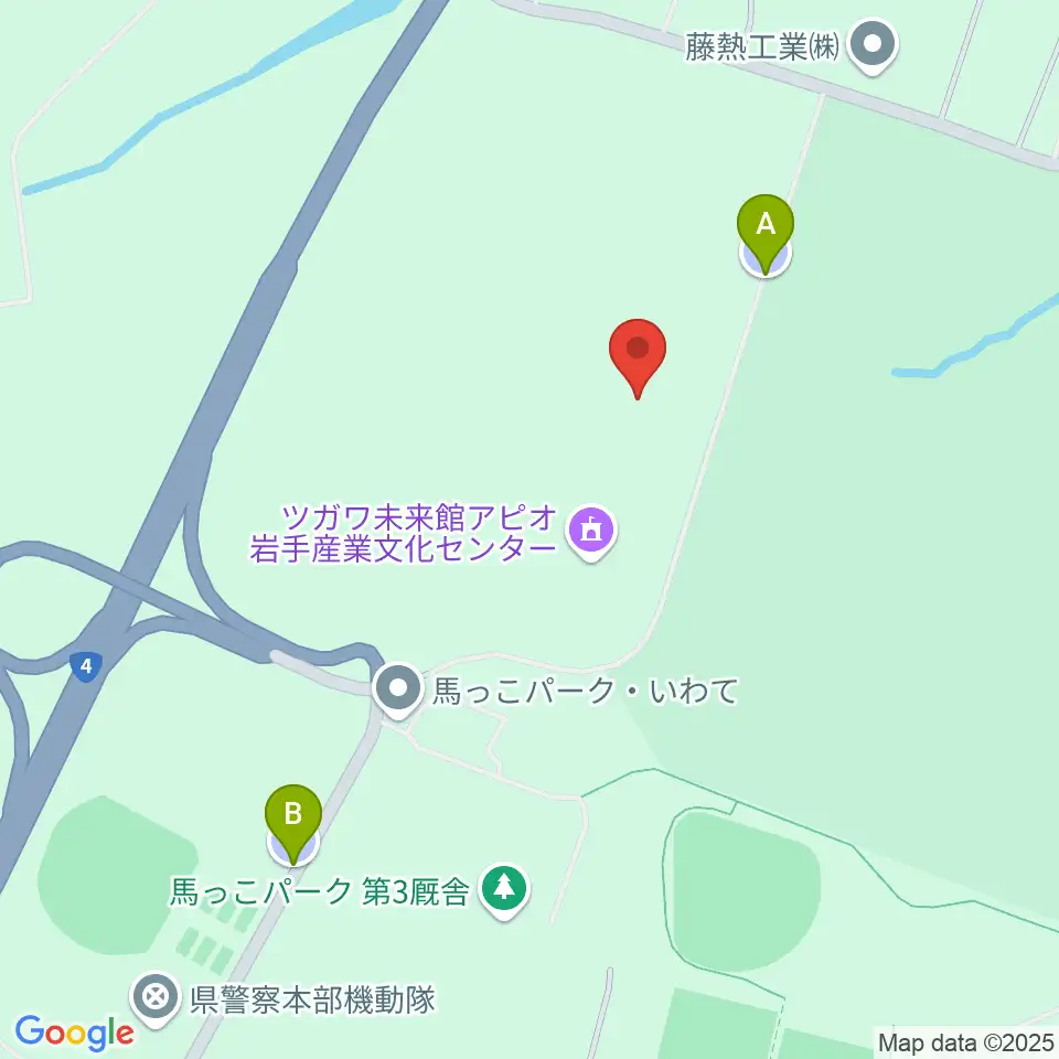 ツガワ未来館アピオ周辺の駐車場・コインパーキング一覧地図
