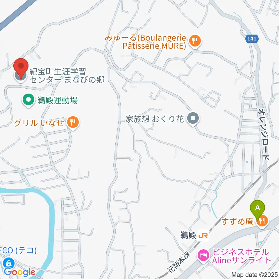 紀宝町生涯学習センター まなびの郷周辺の駐車場・コインパーキング一覧地図