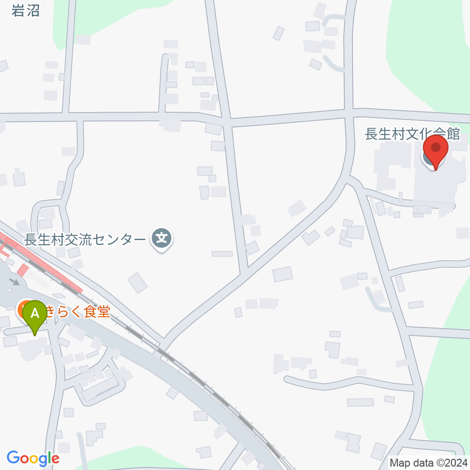 長生村文化会館周辺の駐車場・コインパーキング一覧地図