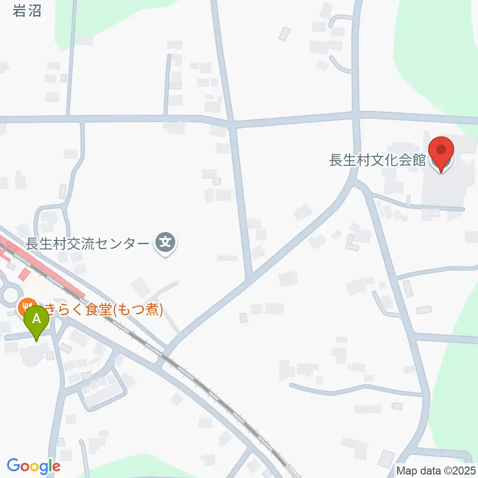 長生村文化会館周辺の駐車場・コインパーキング一覧地図