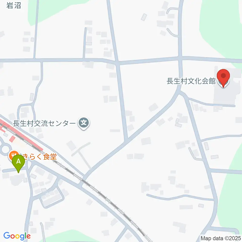 長生村文化会館周辺の駐車場・コインパーキング一覧地図