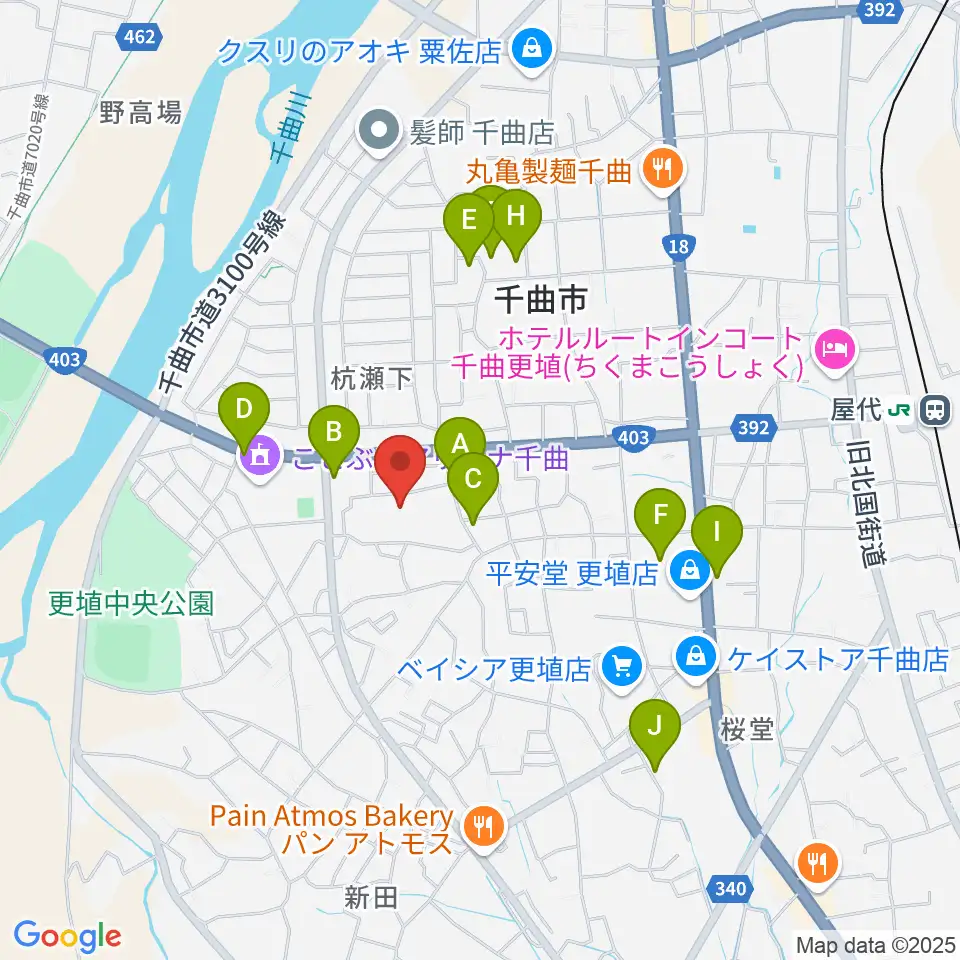 信州の幸あんずホール周辺の駐車場・コインパーキング一覧地図