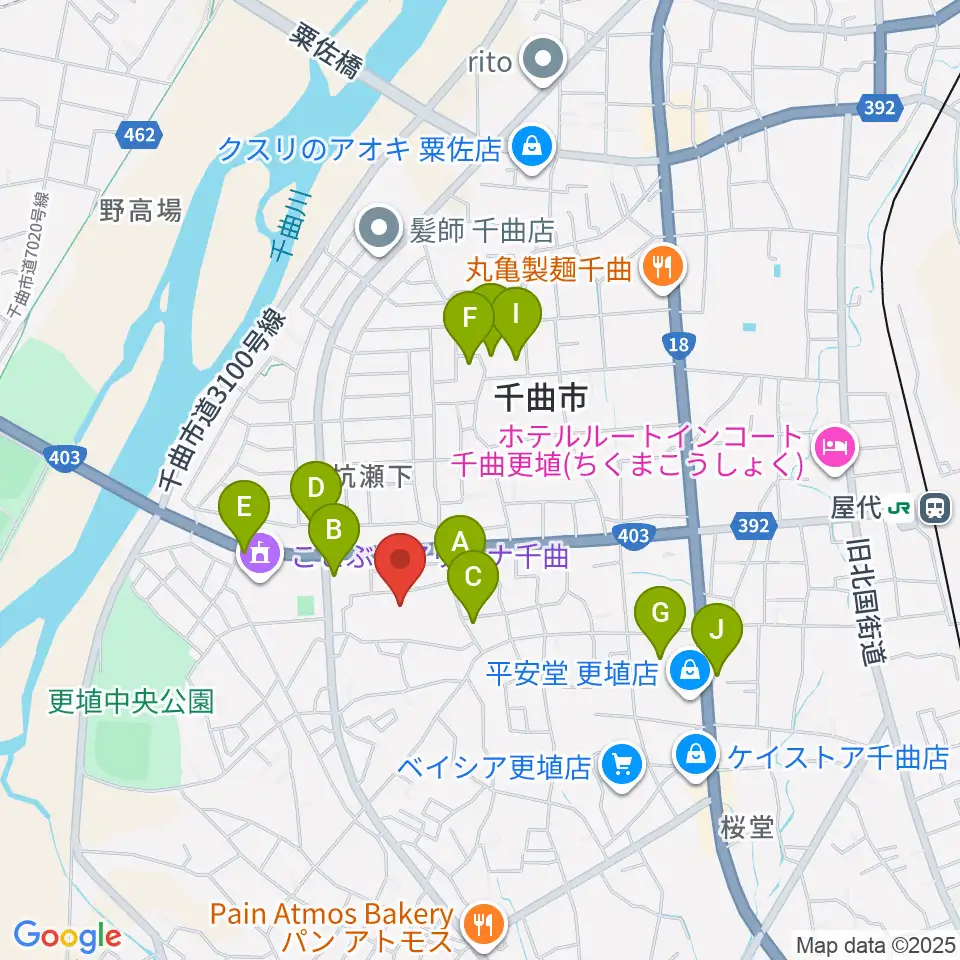 信州の幸あんずホール周辺の駐車場・コインパーキング一覧地図