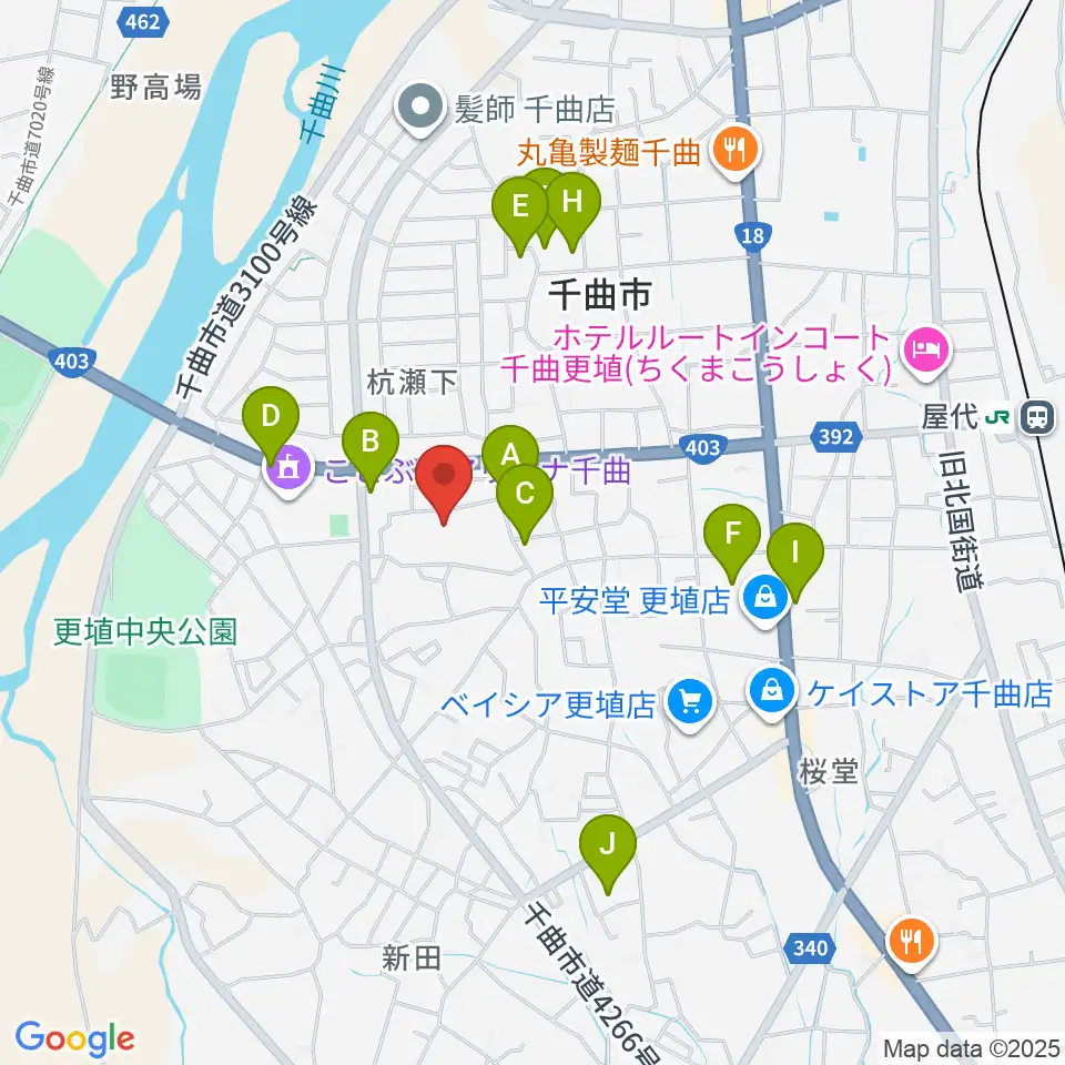 信州の幸あんずホール周辺の駐車場・コインパーキング一覧地図
