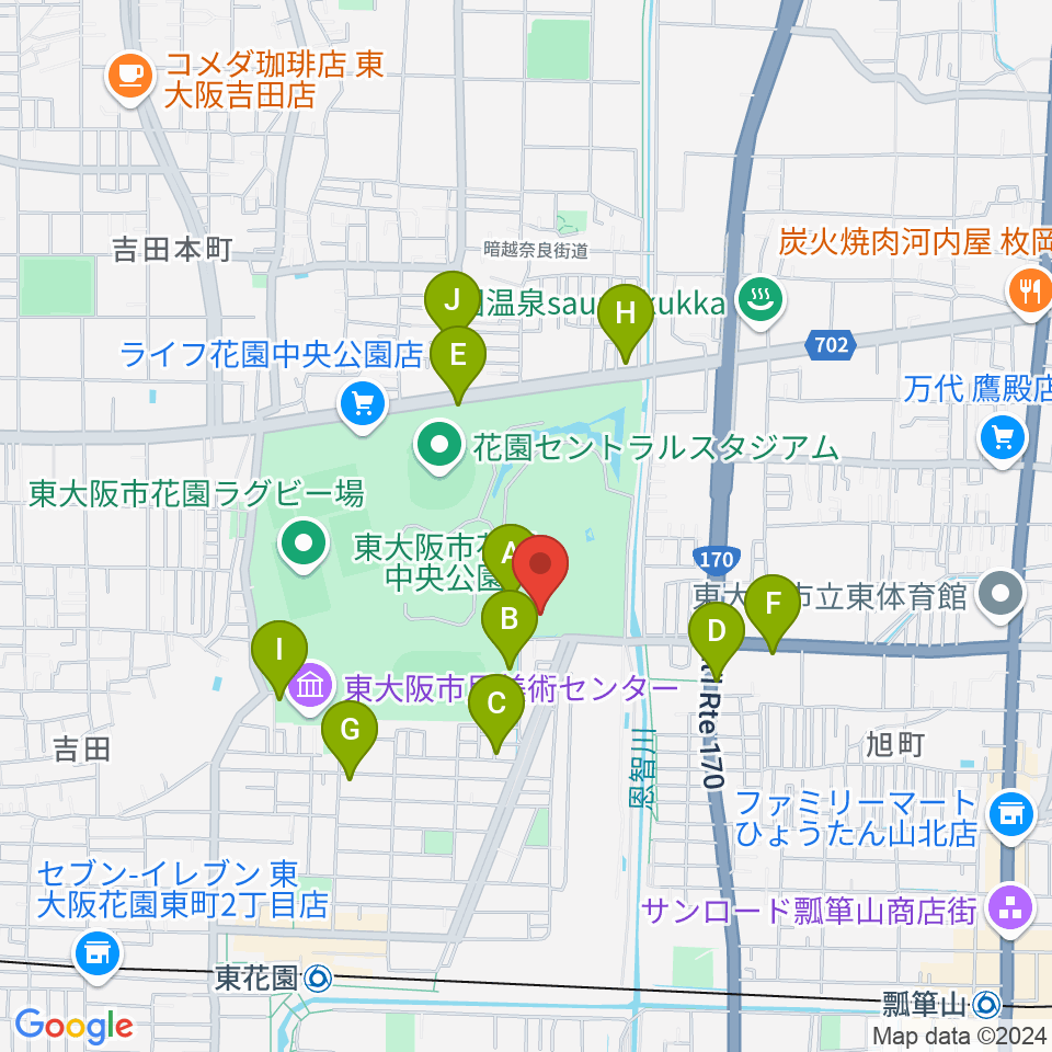 ドリーム21周辺の駐車場・コインパーキング一覧地図