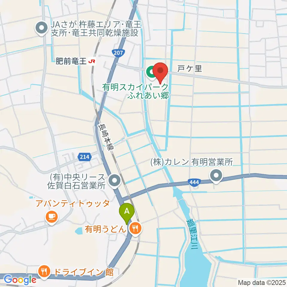 有明スカイパーク ふれあい郷周辺の駐車場・コインパーキング一覧地図