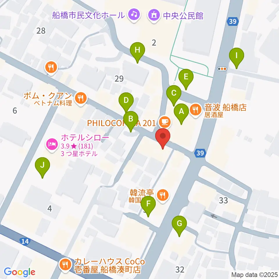 スカイワードミュージックスクール周辺の駐車場・コインパーキング一覧地図