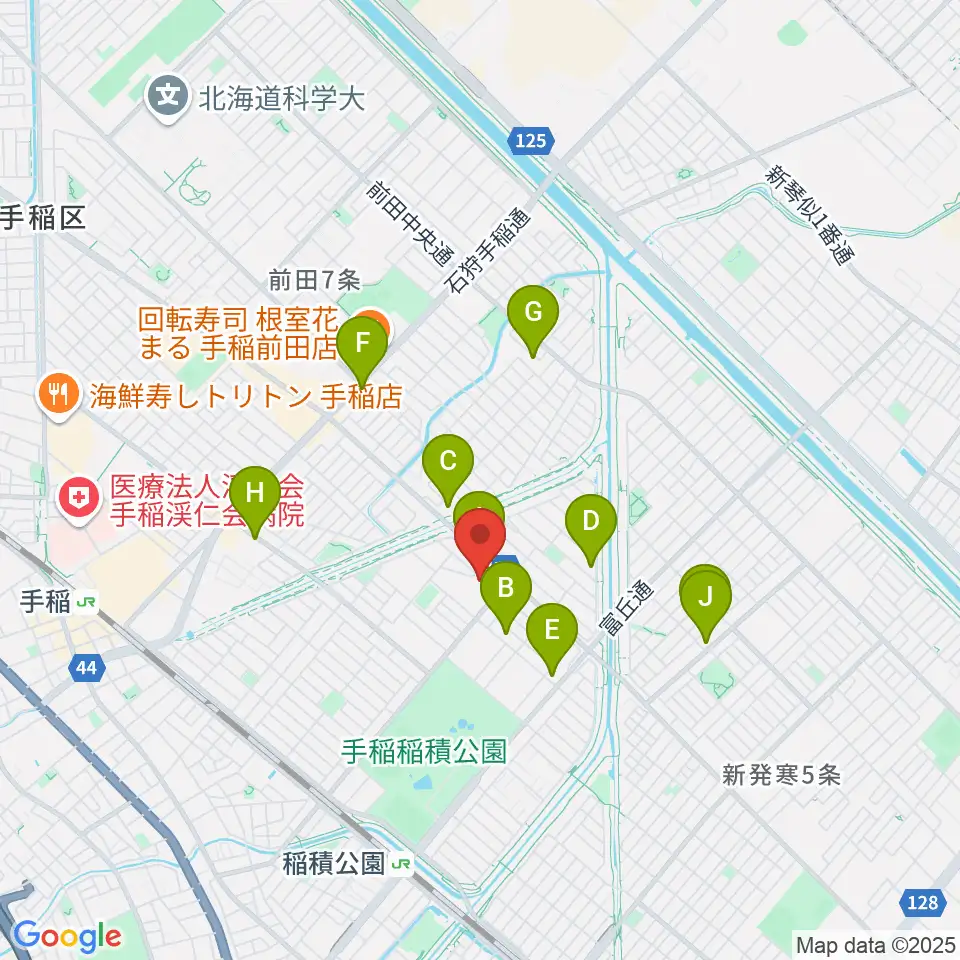 ニューホープ札幌ホール周辺の駐車場・コインパーキング一覧地図