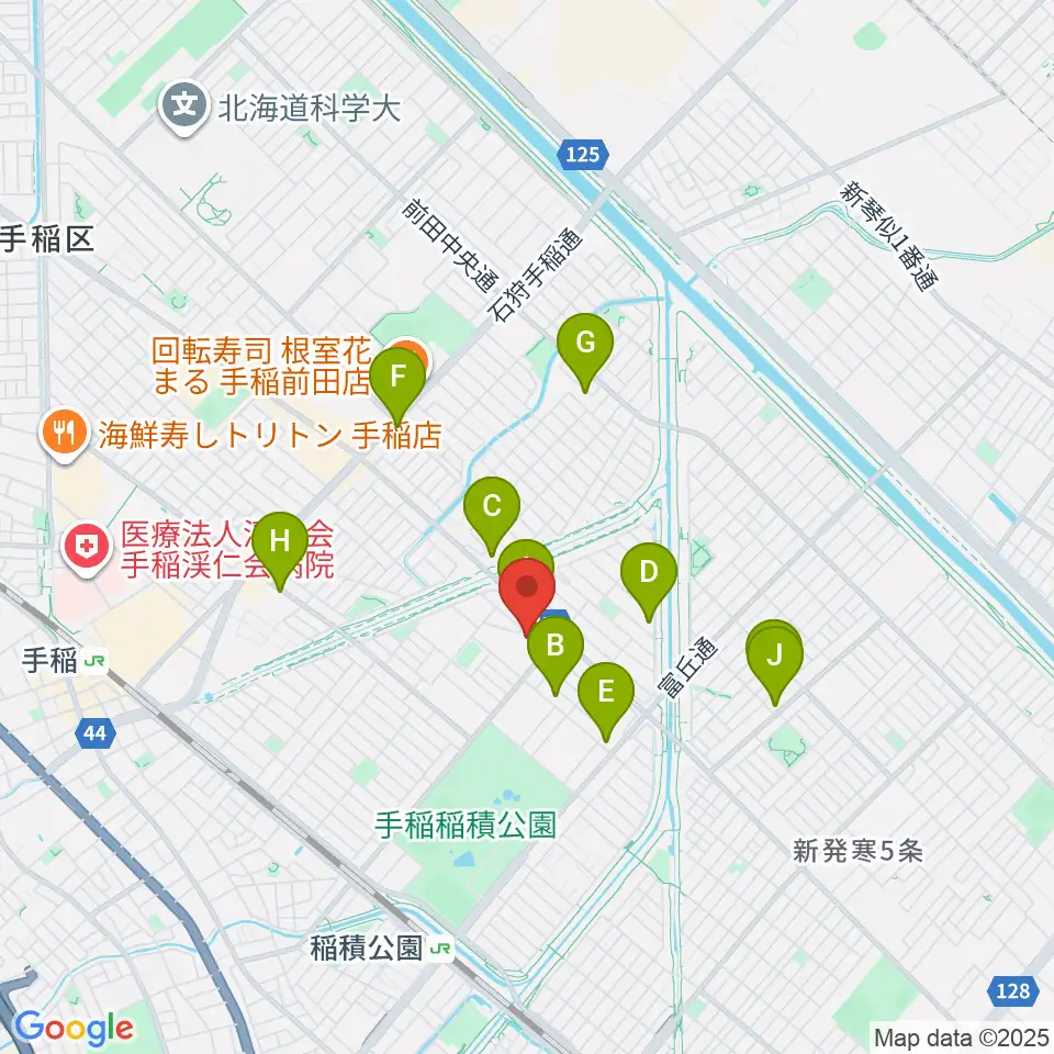 ニューホープ札幌ホール周辺の駐車場・コインパーキング一覧地図