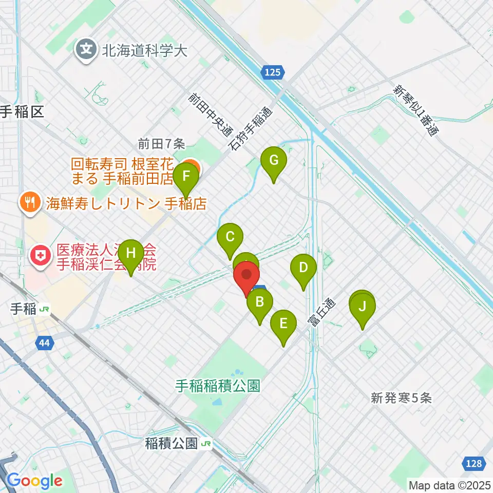 ニューホープ札幌ホール周辺の駐車場・コインパーキング一覧地図
