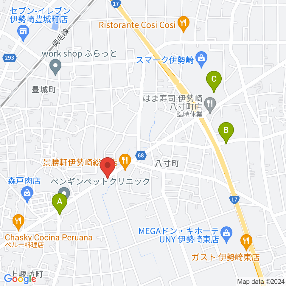 cap music カプミュージック周辺の駐車場・コインパーキング一覧地図