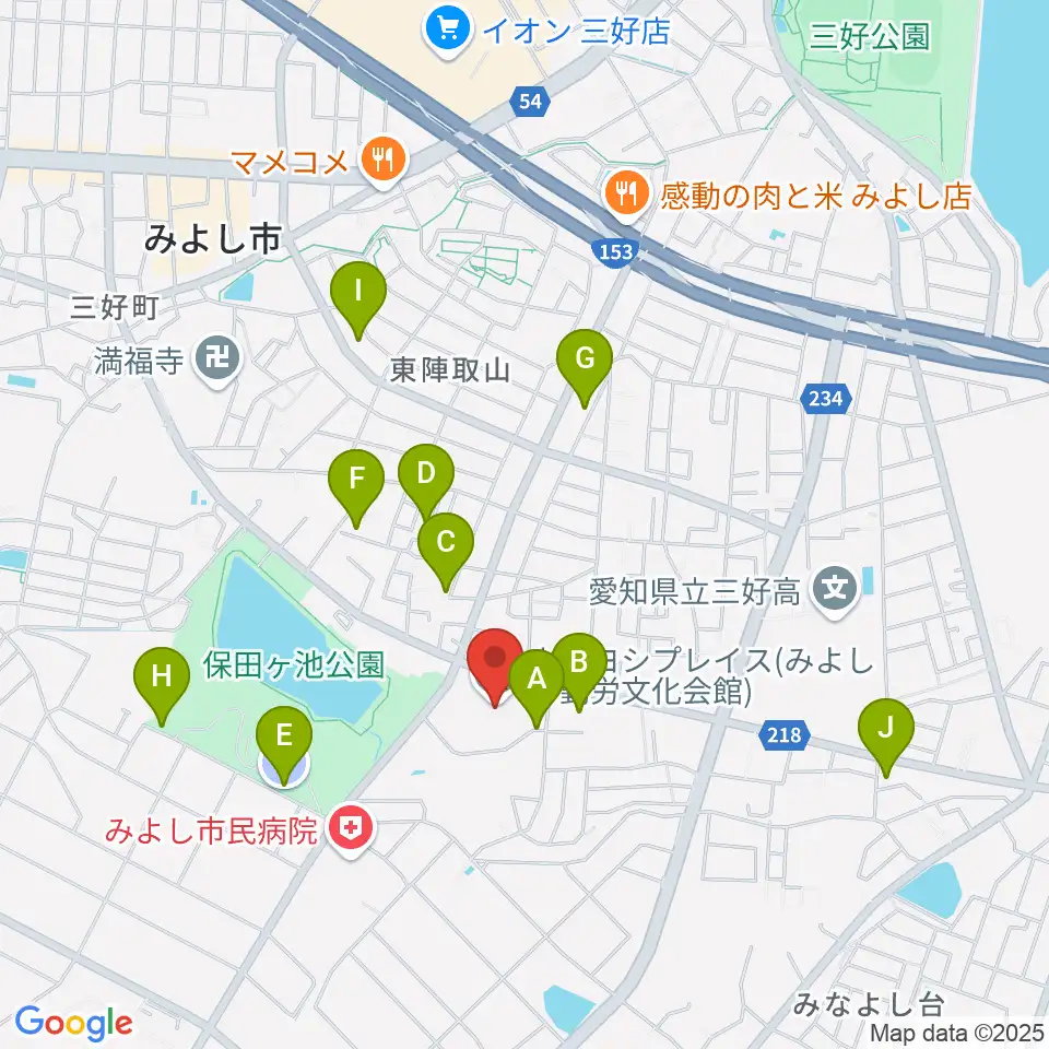 カネヨシプレイス周辺の駐車場・コインパーキング一覧地図