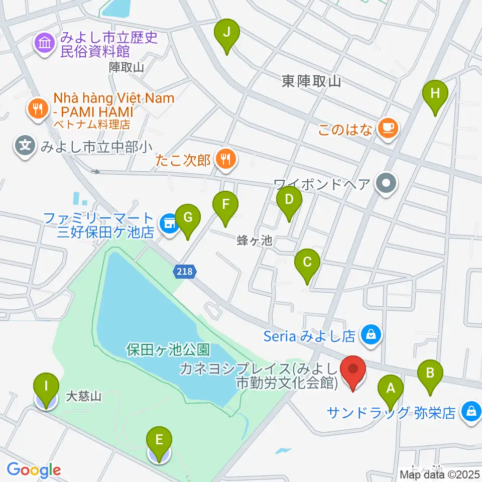 カネヨシプレイス周辺の駐車場・コインパーキング一覧地図