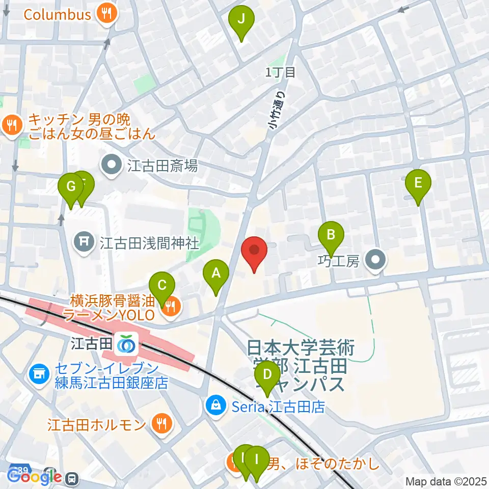 江古田クラブドロシー周辺の駐車場・コインパーキング一覧地図