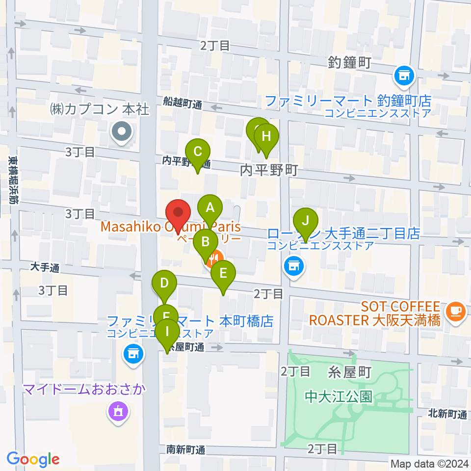 SKS音楽教室周辺の駐車場・コインパーキング一覧地図