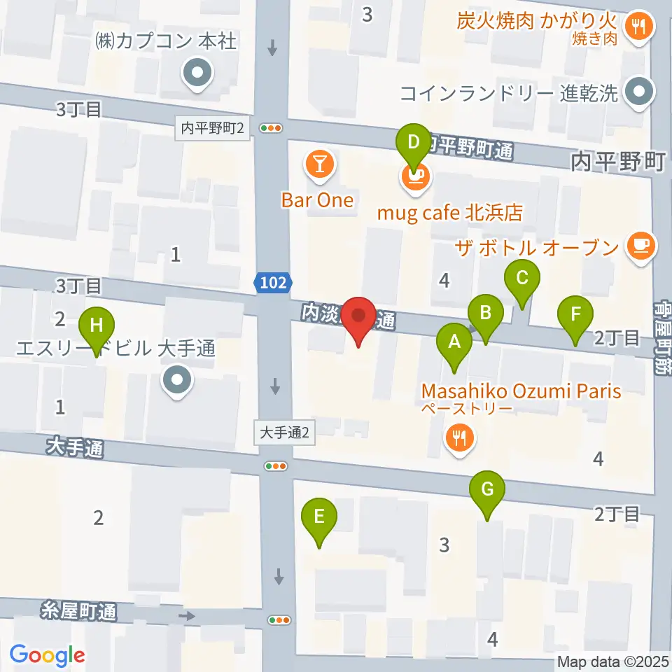 SKS音楽教室周辺の駐車場・コインパーキング一覧地図